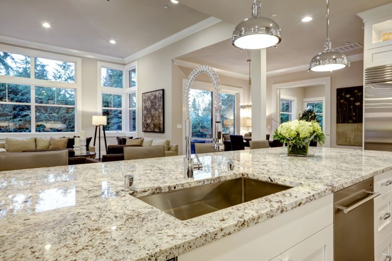 Residential Kitchen with Granite Countertops