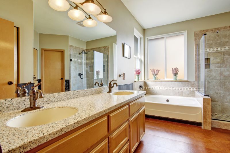 Elegant Bathroom Vanity with Granite